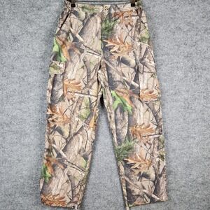 Field & Stream Pants Mens Vista Camo Cargo Medium Hunting Fishing Forest Print